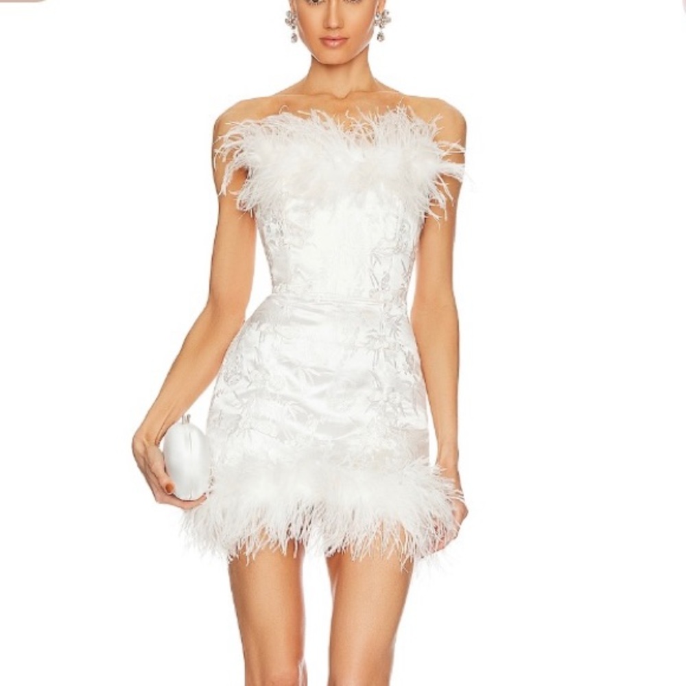 Sau Lee Jayde Dress - Size 6 - White